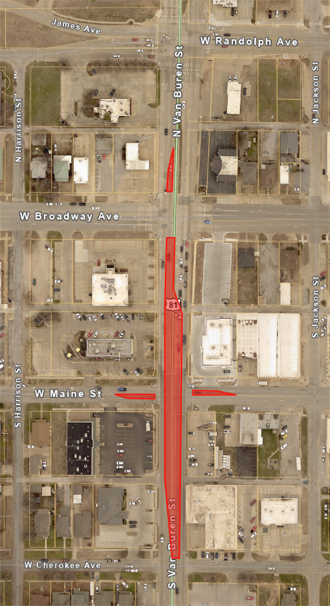Map-for-Intermittent-Lane-Closures-on-North-Van-Buren-Street-for-Waterline-Repairs.png