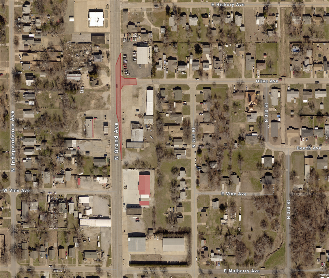 Map-for-Lane-Closure-on-North-Grand-Avenue-for-a-Waterline-Tie-in.png