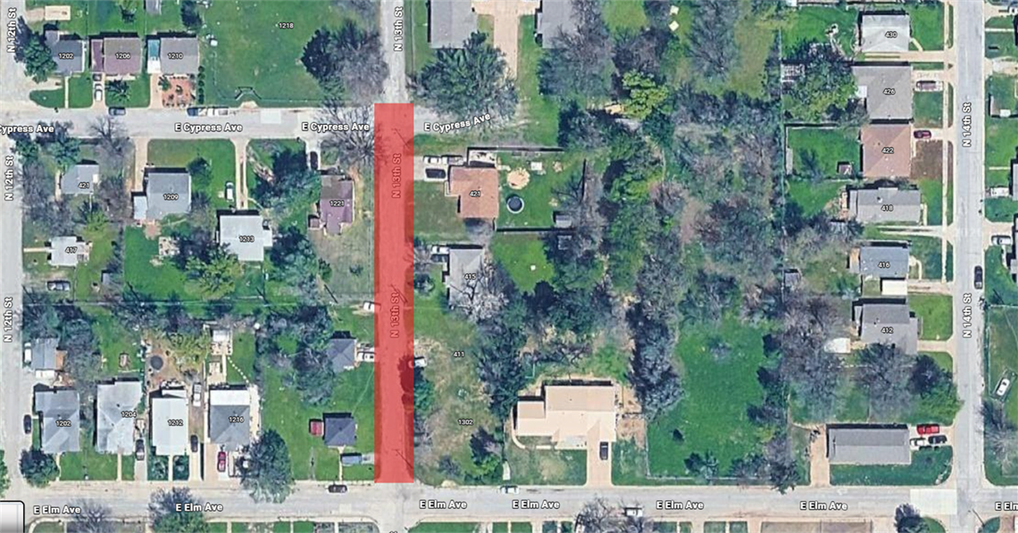 Map-for-Road-Closure-on-Portions-of-North-13th-Street-for-Asphalt-Repair.png