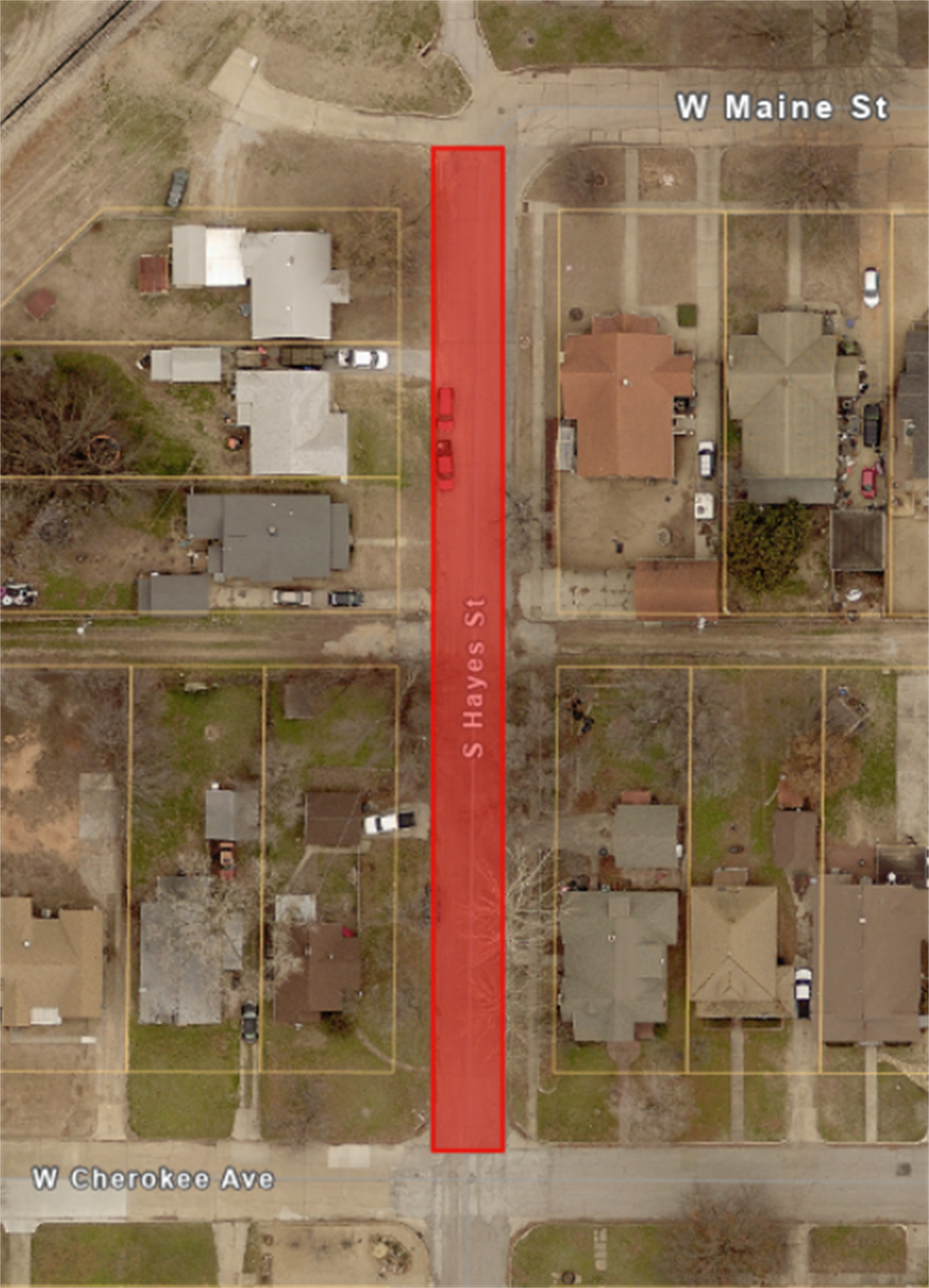Map-for-Road-Closure-on-South-Hayes-Street-for-Waterline-Relocation.png