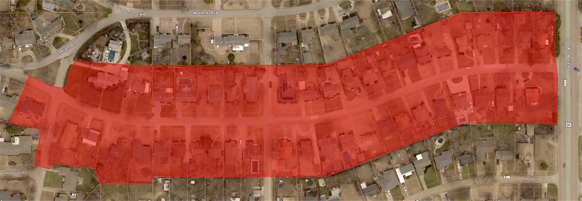 Map-for-Water-Outage-on-Indian-Dr.png